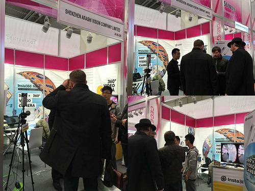 VR福利來了，Insta360全景相機(jī)亮相德國CeBIT展 